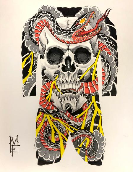 Art Galleries - Skull & Snake - 137548